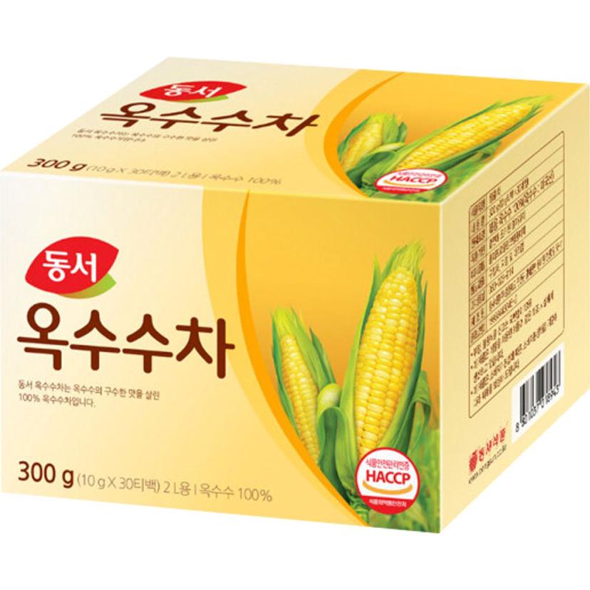 동서 옥수수차 10g 30T - 구수한 가정용 티백 차