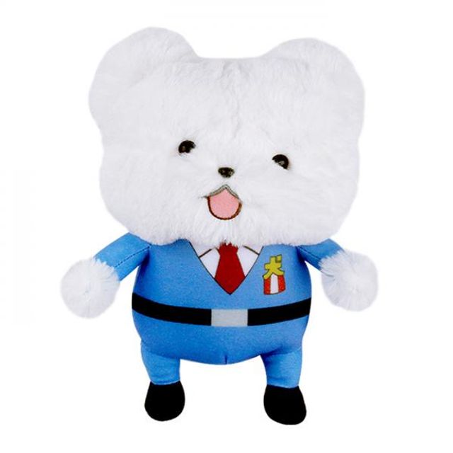 엉덩이탐정 말티즈서장 봉제인형 22cm 귀여운 캐릭터 인형