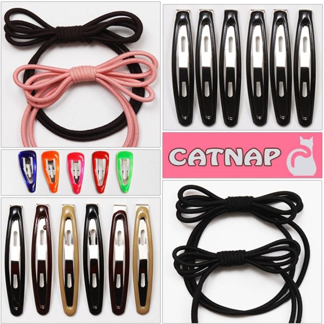 CATNAP 헤어밴드 헤어핀 모음Ⅱ 세트