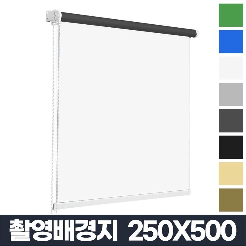 촬영용 배경지 크로마키 스크린 - 250x500 대형 배경천