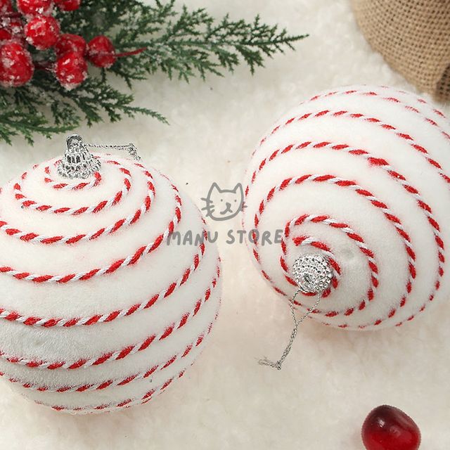 크리스마스트리장식볼 트리장식품 루비레드 장식볼 2p세트 10cm