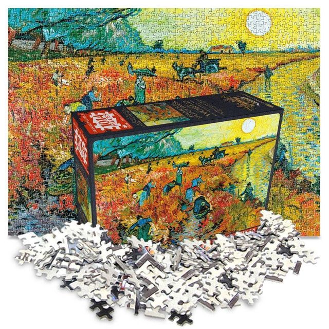 직소퍼즐 명화 1014pcs 아를의 붉은 포도밭 1888