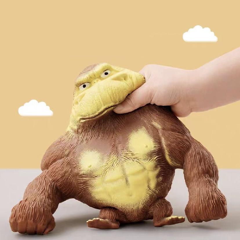 고릴라 탄성 인형 스트레스볼 말랑이 늘어나는 장난감