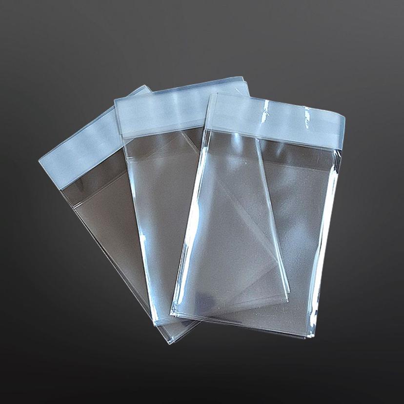 의류 소품 포장용 OPP 봉투 5X11cm+4cm 400매 접착식