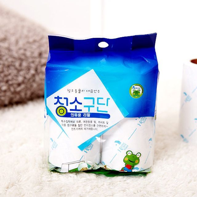 의류용 롤 테이프 청소기 리필, 옷 먼지 제거용 2개입