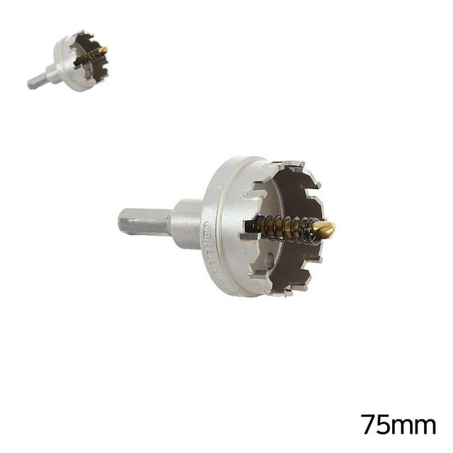 초경 금속용 홀쏘 75mm 초경홀쏘 홀카타 공구용품 홀커터