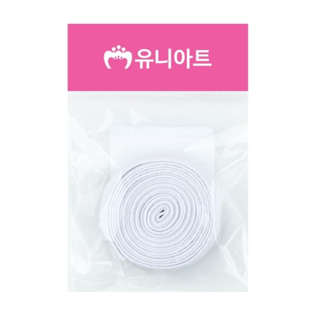 혜명몰 유니아트 1000 넙적고무밴드 흰색 - 개 (1개입) 납작고무줄 산업용고무밴드 탄력고무줄 고무테이프