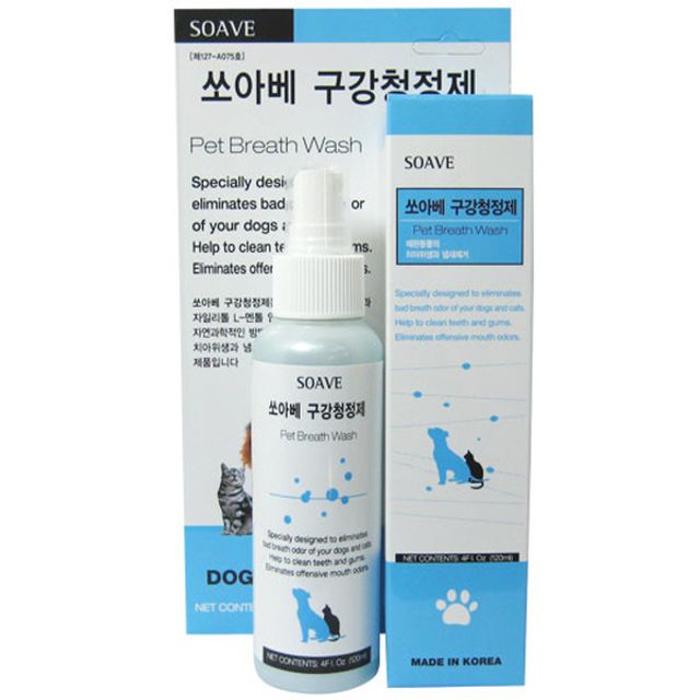구강청정제 반려묘 강아지 양치 스프레이 위생용품