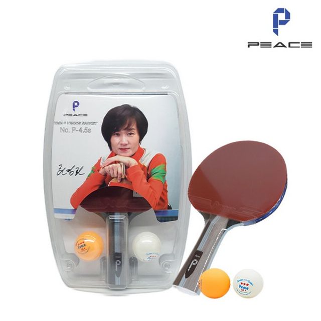 피스 탁구 라켓 쉐이크형 P-4.5s 입문용 추천