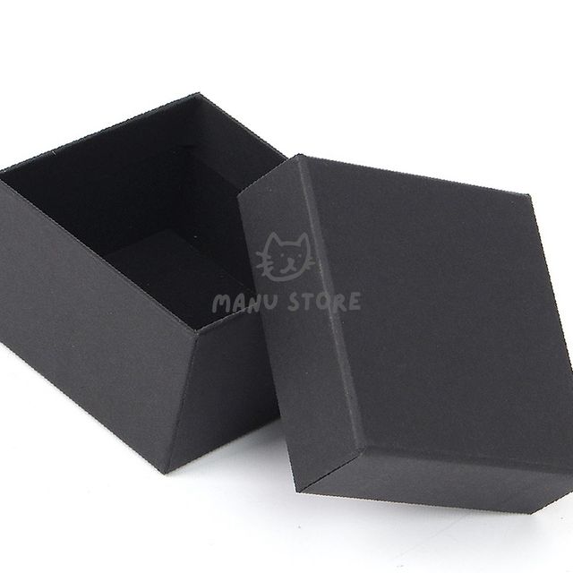 고급선물상자 선물포장박스 모던 3p세트 9.5x9.5cm 블랙
