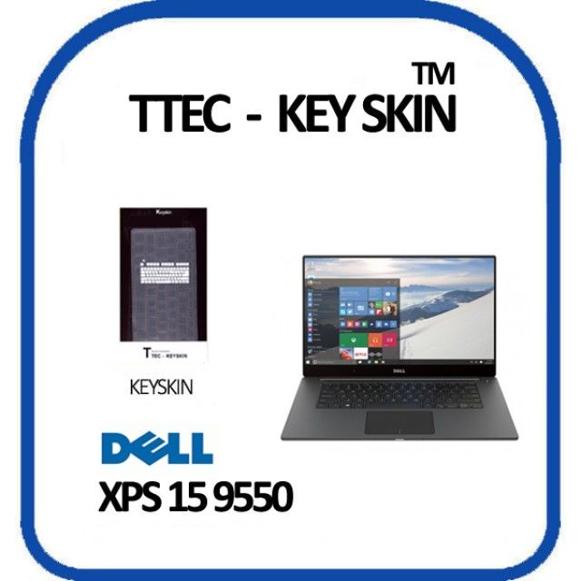 DELL XPS 15 9550 전용 키스킨 키커버 - 내열성 실리콘 소재