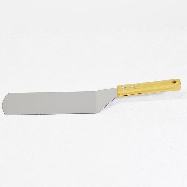 스텐 스페치 우드 사각 대/피자 볶음 철판요리 뒤집개