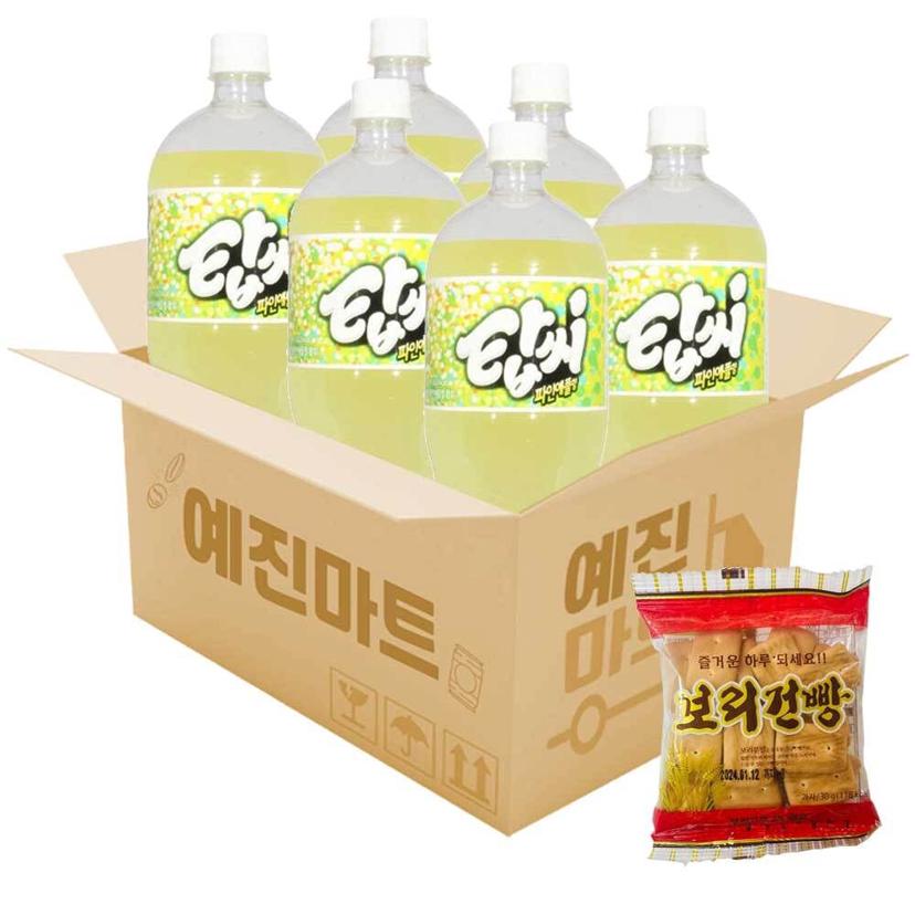 탑씨 파인애플 1.5L 6페트 세트 탄산음료