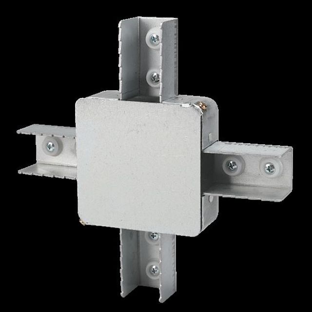 RACE WAY JUNCTION BOX 4방(+) 40x40(커버+나사2 GWM