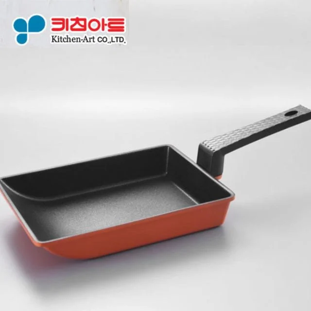 주방용품 에그팬 계란말이팬 사각 프라이팬 에그 계란 멀티팬 가정용 18cm