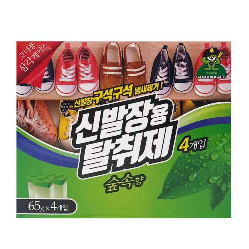 산도깨비 신발장 탈취제 숲속향 4p - 냄새 제거 방향제