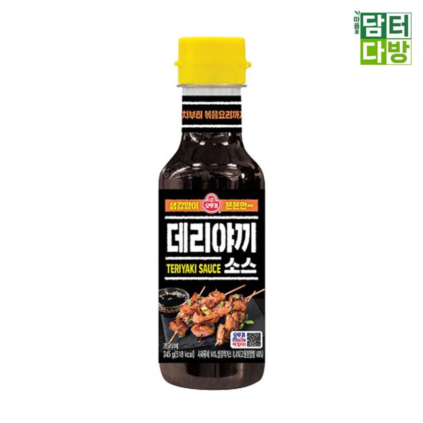 오뚜기 데리야끼 소스 345g 3개 세트 만능 요리 소스