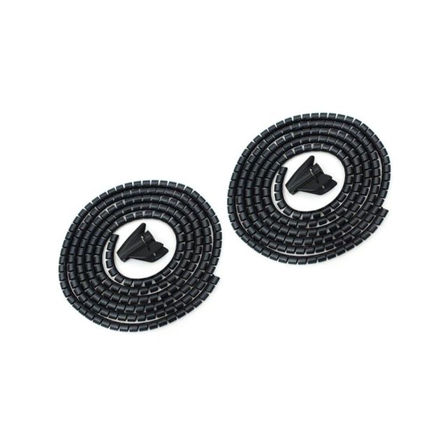 3m 전선정리 보호커버 2p 16mm 블랙 컴퓨터선정리튜브 꽈배기전선정리 케이블커버