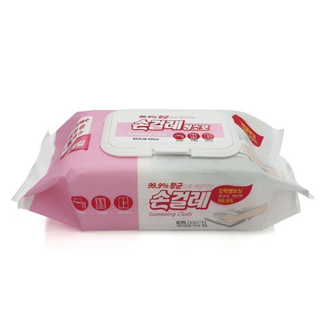 손걸레 청소포 45매, 클린업 청소용품