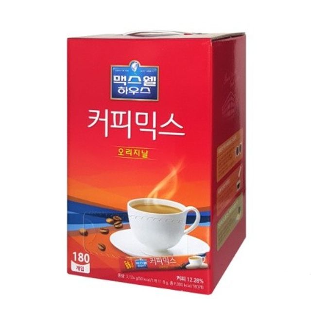 맥스웰하우스 인스턴트 커피 오리지날 커피믹스 180T