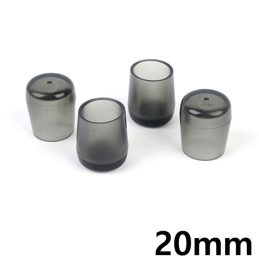 원형 반투명 의자캡 20mm 16개입 의자다리 커버