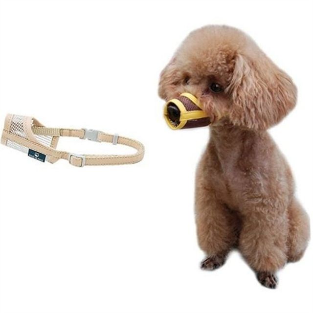 소형견 물림 방지 입마개 강아지 물림 방지 입마개 짖음방지 조절형 산책 메쉬 반려견 애견