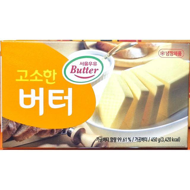 서울우유 고소한버터 450g X10 마늘향오일버터