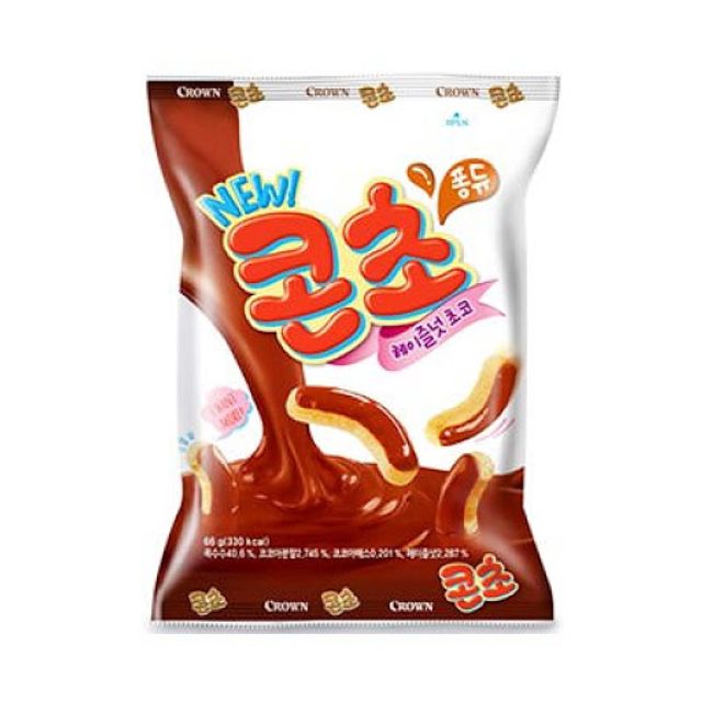 크라운 콘초 66g, 일반스낵 과자 초콜릿 간식
