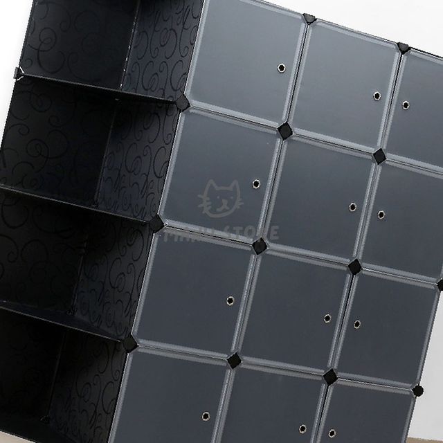 조립식수납장 스틸프레임 복합 선반 수납장 140x140cm Type-1