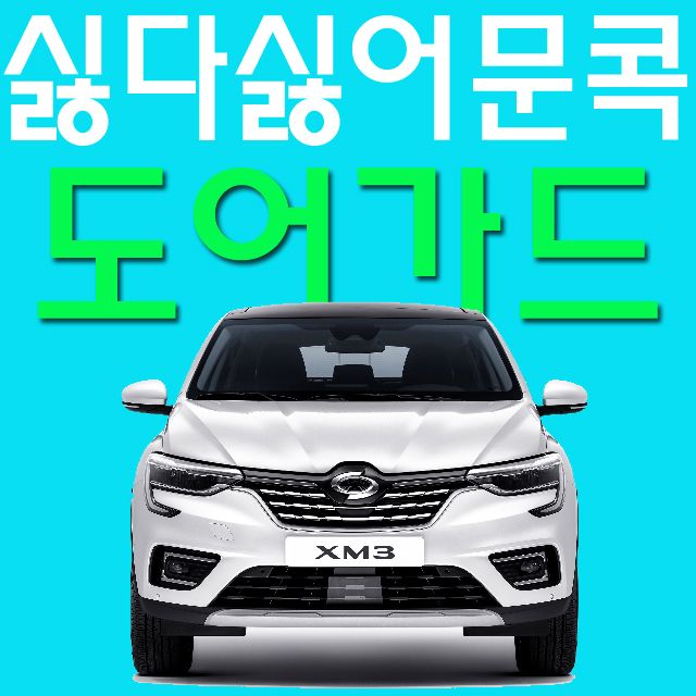 문콕 방지 XM3 전용 도어가드 2EA - 차량 문 긁힘 보호 튜닝용품
