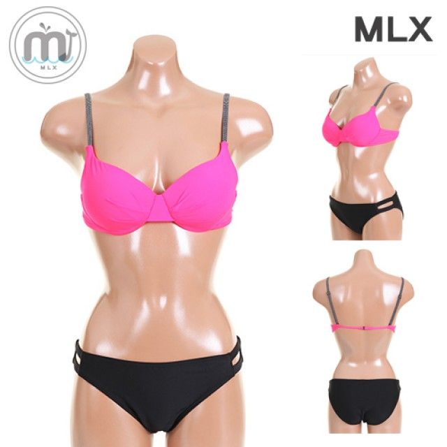 MLX 여자 비치웨어 베이직 디자인 비키니 수영복 DM_251