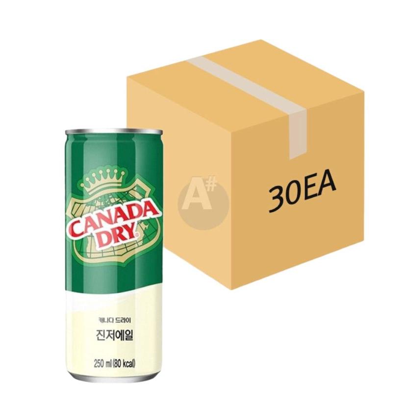 캐나다드라이 진저에일 250ml 30캔 탄산음료 박스