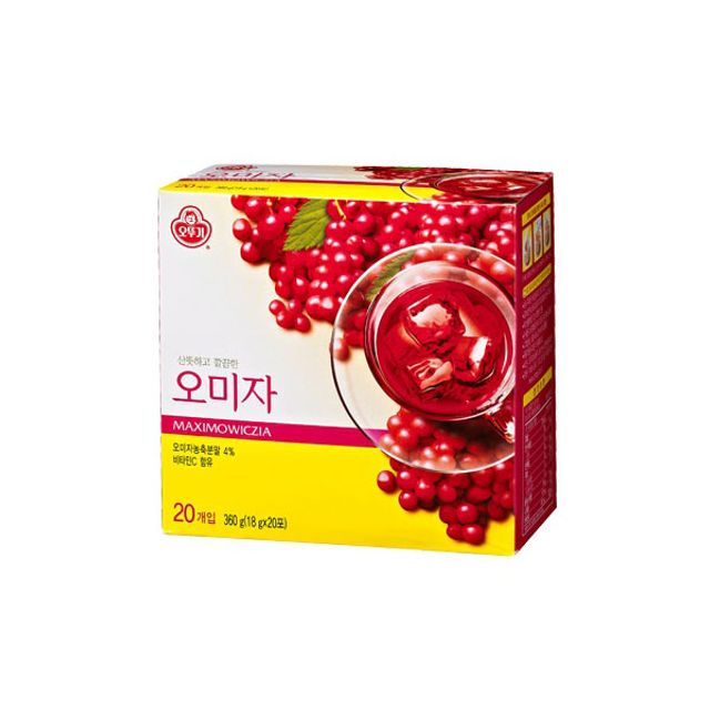 오뚜기 오미자차 100T(20Tx5개) 건강차 오미자 추출물 함유