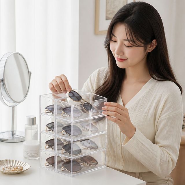 안경케이스 투명 안경보관함 정리함 안경집 선글라스케이스 보관함