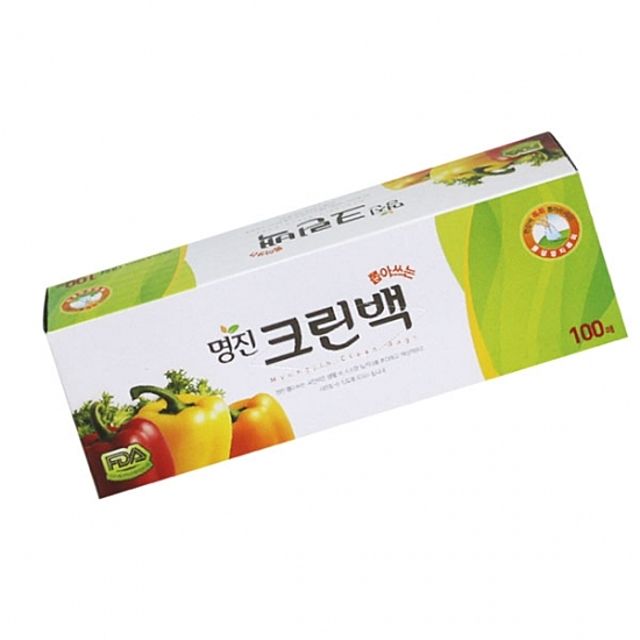 명진 크린백 25x35cm 100매 중형 - 주방용 롤백