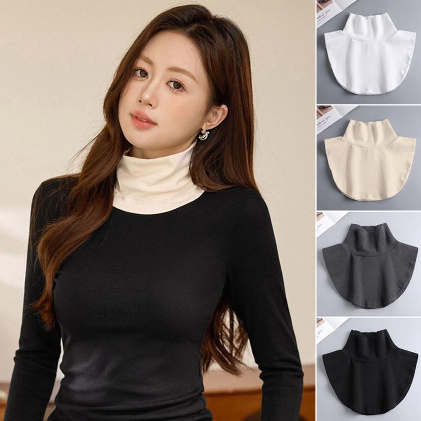 보온 무지 페이크 목폴라 넥워머 겨울 레이어드 소품