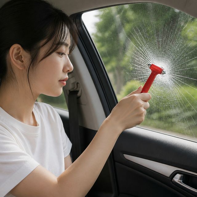 비상 탈출용 자동차 안전 망치 구조 유리 파괴 도구