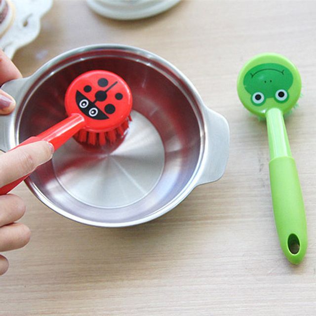 귀여운 곤충 캐릭터 다용도 청소솔 주방 욕실 브러쉬