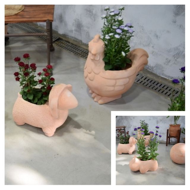 인테리어 토분 볼구 30x30cm 정원조형물 동물화분 토분인테리어 외부조형물