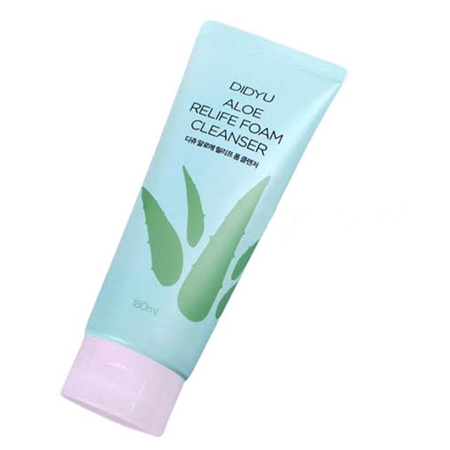 디쥬 알로에 릴리프 폼클렌저 180ml - 진정 세안