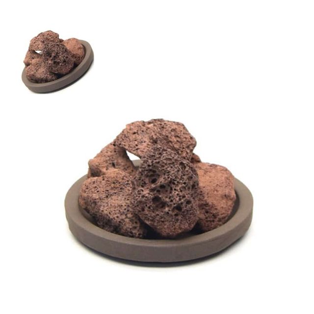 수제 토분 받침 내경11cm 다크초코 토분받침대 화분받침대 화분장식대 화분대