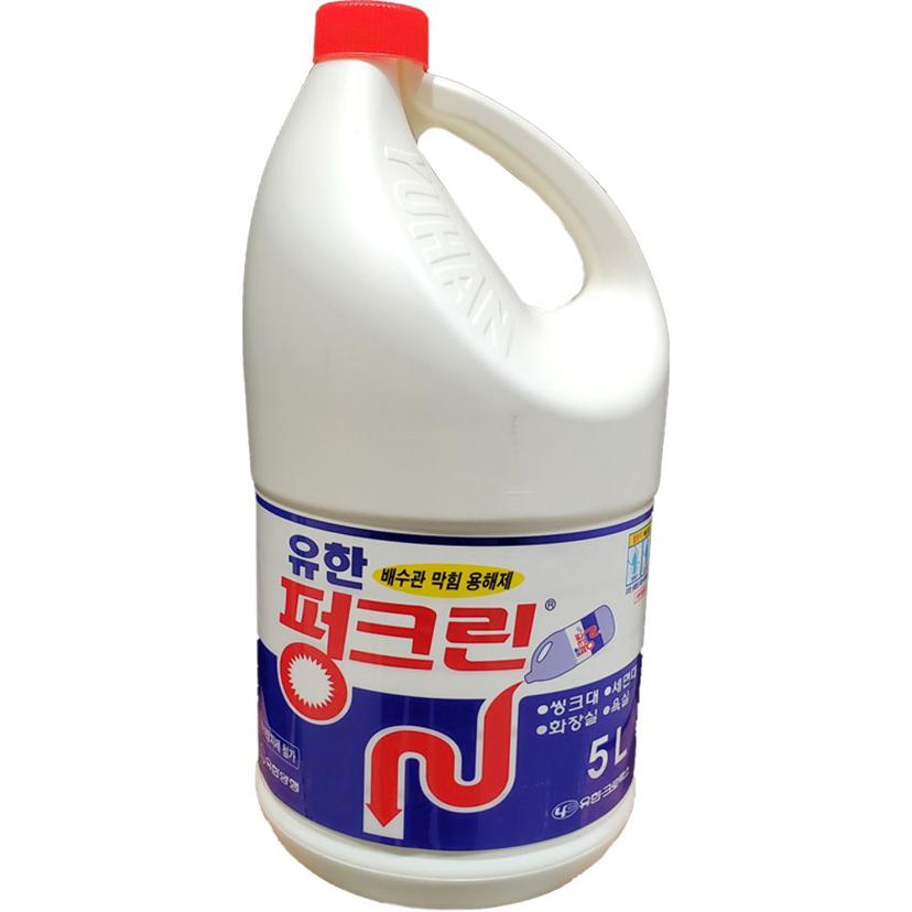 유한 펑크린 5.5L 싱크대 세면대 배수관 막힘 용해제
