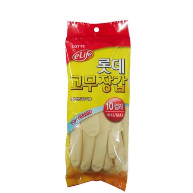 고무장갑 10켤레 소 아이보리 청소장갑 주방장갑 주방고무장갑 위생장갑