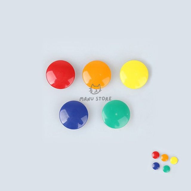 원형 자석홀더 32mm 44개입, 사무실 문고리 부착용