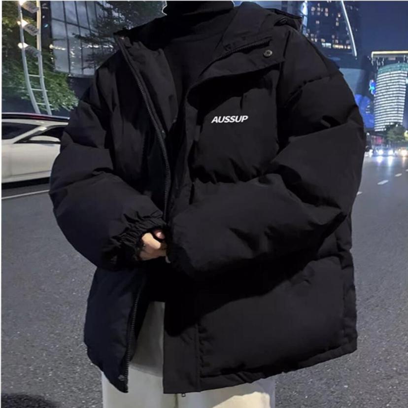 남성 겨울 레터링 패딩 점퍼 포근한 아우터 방한복