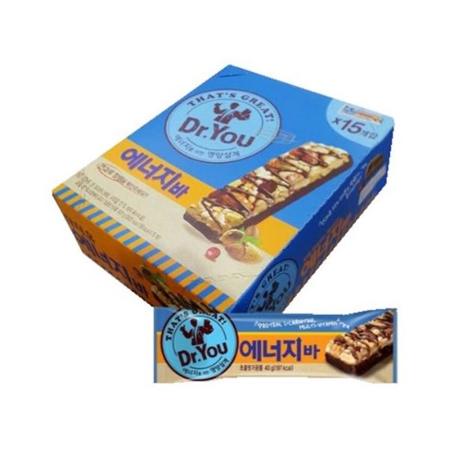 오리온 닥터유 에너지바 40g 15개입 세트 영양 간식