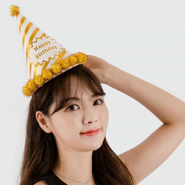 POP스트라이프생일고깔모자 생일왕관 생일머리띠