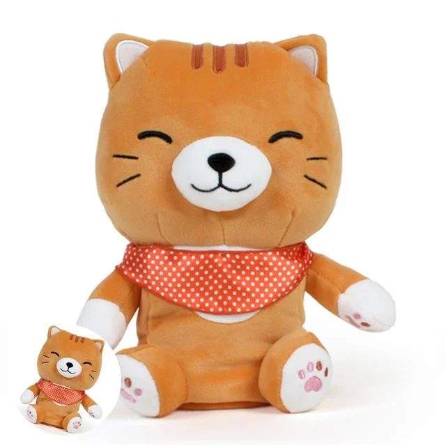 골프헤드커버 드라이버헤드커버 고양이 우드커버 오렌지