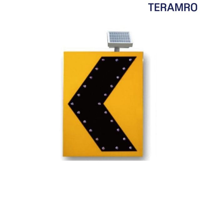 소켓 점멸 LED 갈매기 화살표 450x600 쏠라 안전표시