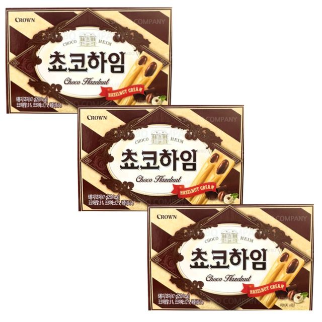 크라운초코하임 초코하임 3개